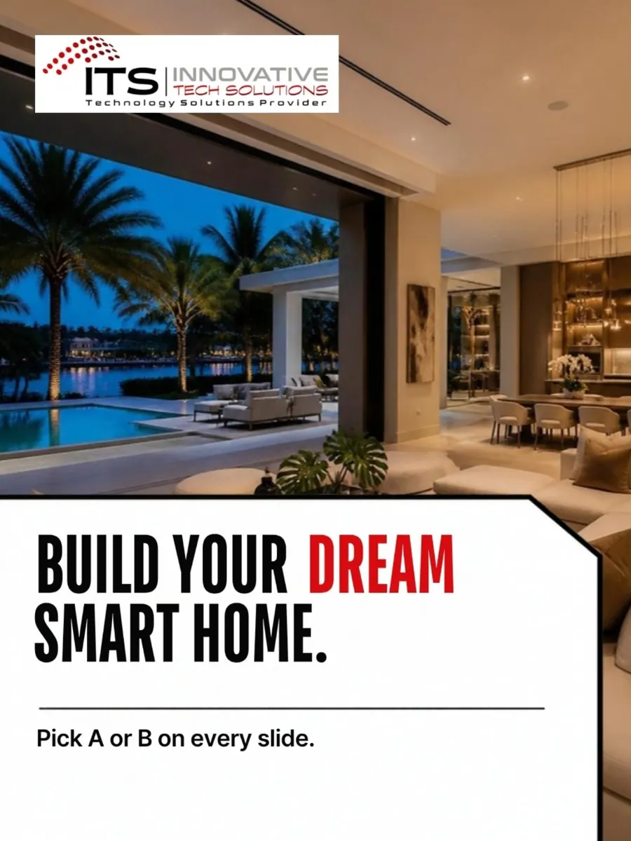 ITS Instagram post: Build your dream smart home.