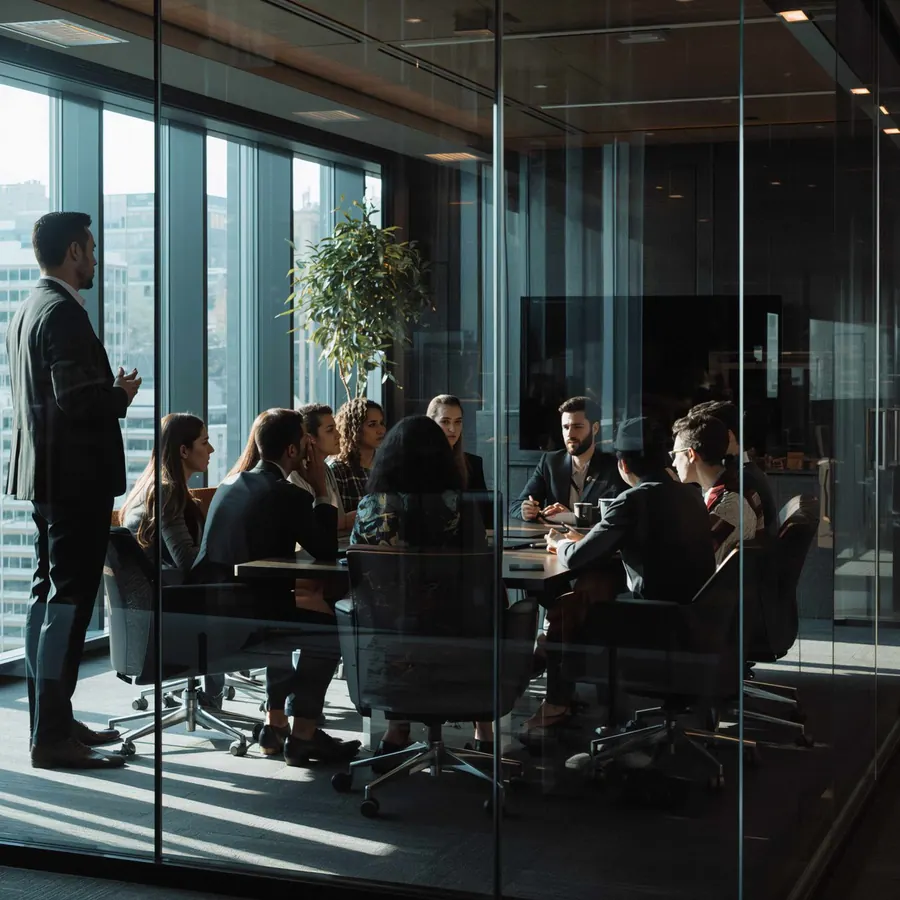 Commercial conference room